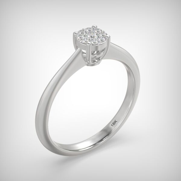 Invisible ring EM06-0.12ct
